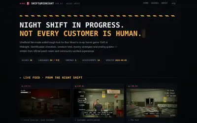 Shift at Midnight Guide