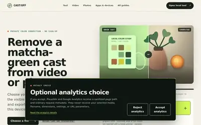 Remove Matcha Filter
